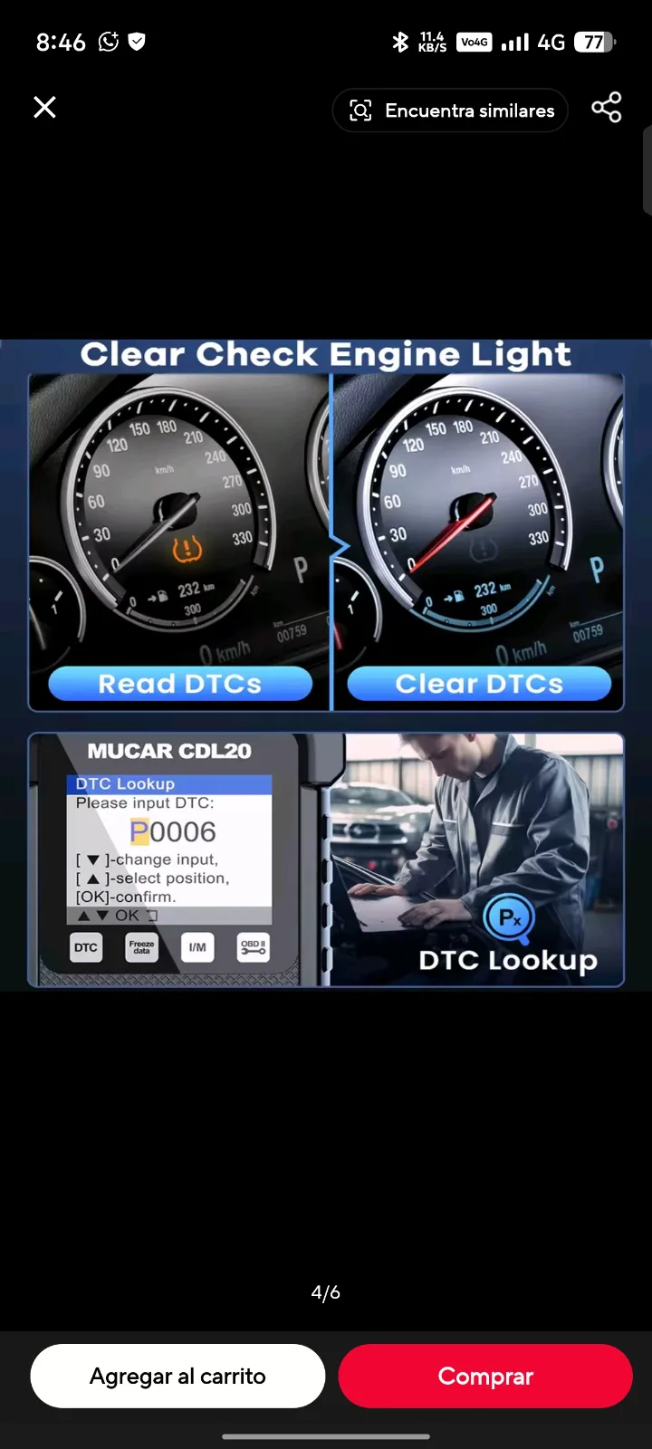 scaner para vehiculos obd imagen 3